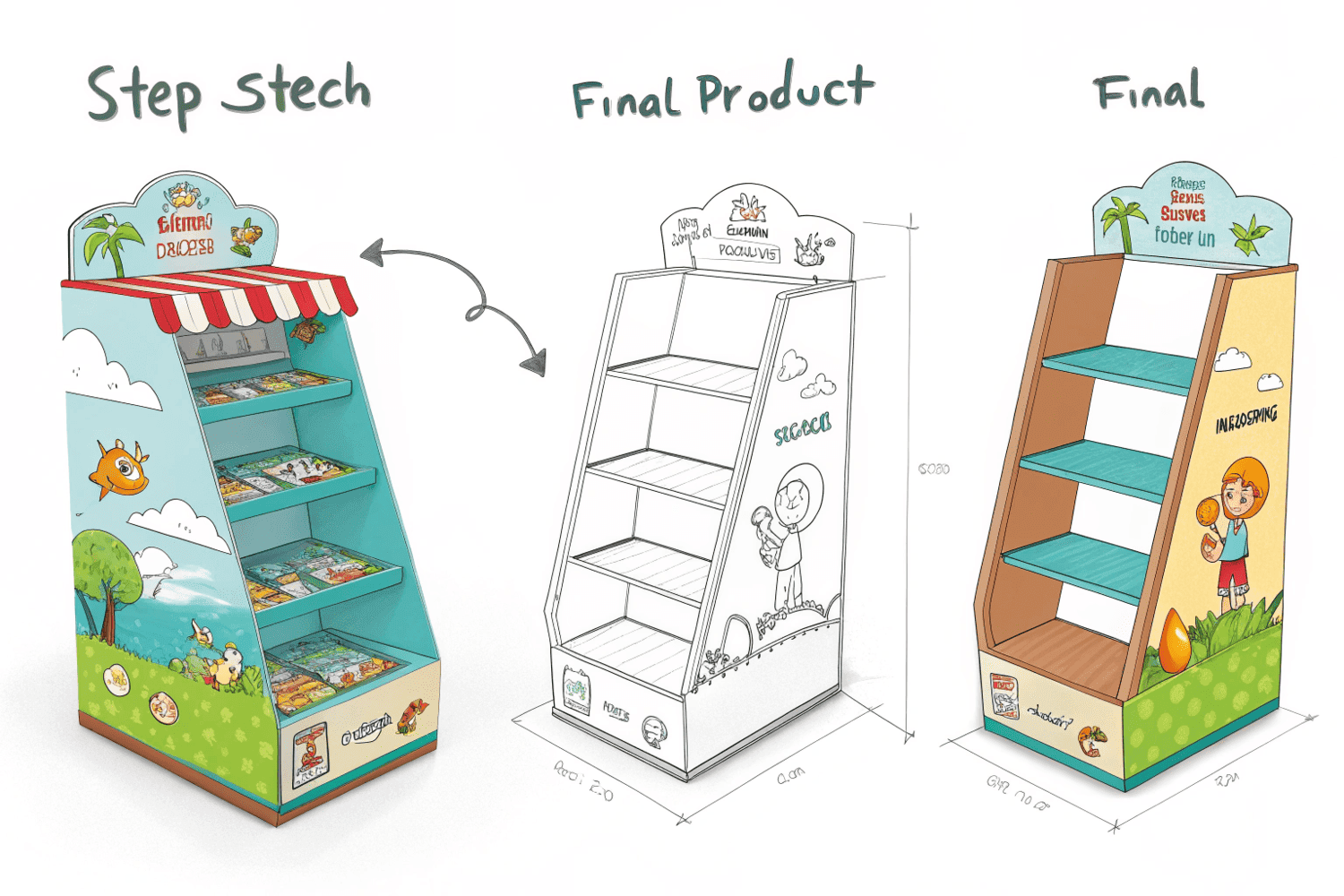 How to customizable cardboard display?