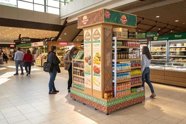 Retail cardboard display